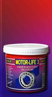 MOTOR-LIFE 3 - Specjalistyczny smar plastyczny do oysk